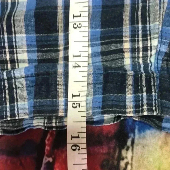 Columbia size 12 shades of blue‎ plaid shorts - Picture 7 of 8